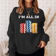 ポーカープレイヤー I'm All In カード カジノ 恋人 ギフト ギャンブル スウェットシャツ 彼女への贈り物