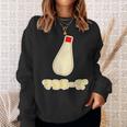 マヨネーズ【マヨラー】ご飯タイム【変なtシャツ屋さん】面白い ポップ デザイン スウェットシャツ 彼女への贈り物