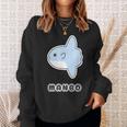 マンボウ Manbo【どうぶつフレンズ】魚 ゆるくて かわいい キャラクター イラスト スウェットシャツ 彼女への贈り物