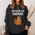 メンズ・ボーイズ・マーモット・パパ 父の日 マーモットの父 スウェットシャツ 彼女への贈り物