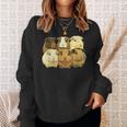 モルモット愛好家のためのモルモット。 スウェットシャツ 彼女への贈り物