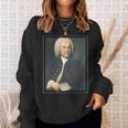 ヨハン・セバスチャン・バッハの絵画の肖像画1748 スウェットシャツ 彼女への贈り物