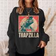 ラップトラップ 音楽 面白い ラッパー 映画好き スウェットシャツ 彼女への贈り物