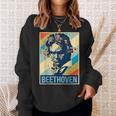 ルートヴィヒ・ヴァン・ベートーヴェン ポスター ミュージシャン 作曲家 スウェットシャツ 彼女への贈り物