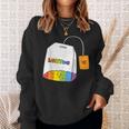レインボーティーカップ Lgbtea Pride 愛らしいlgbtqプライド月間。 スウェットシャツ 彼女への贈り物