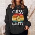 レトロ ヴィンテージ Guess What チキンバット スウェットシャツ 彼女への贈り物