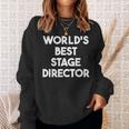 世界最高の舞台監督 スウェットシャツ 彼女への贈り物