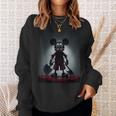 中世の武器 ミッキー怖いホラー スウェットシャツ 彼女への贈り物