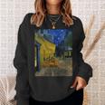 夜のカフェテラス ゴッホ 名画 レトロ スウェットシャツ 彼女への贈り物
