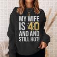 妻 40歳 誕生日プレゼント 妻は40歳でまだ暑い スウェットシャツ 彼女への贈り物