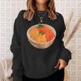 寿司ユニ いくらどんぶり 丼 和食 スウェットシャツ 彼女への贈り物