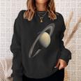 惑星 土星 太陽系 惑星 天文学 科学 スウェットシャツ 彼女への贈り物