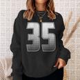 数字 35 サーティファイブ スウェットシャツ 彼女への贈り物