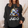日本の柔道 ゴリラ柔道家 スウェットシャツ 彼女への贈り物