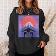 日本の相撲力士は、日本のマワシで 富士山の美学 スウェットシャツ 彼女への贈り物