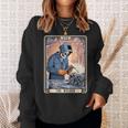 溶接機 溶接 タロット カード スケルトン 面白い 金属製 労働者 スウェットシャツ 彼女への贈り物