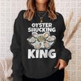 牡蠣を喰わせる王の牡蠣 スウェットシャツ 彼女への贈り物