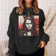真面目な女王 野生の髪と尖った王冠 スウェットシャツ 彼女への贈り物