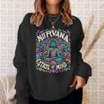 瞑想 Nirvanatate Of Mind ファニーグラフィックtシャツ スウェットシャツ 彼女への贈り物