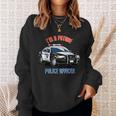 私は未来の警察官キッド・ポリス・ヤング・パトカー スウェットシャツ 彼女への贈り物