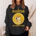私は面白い暗号通貨のユーモアの前にドージコインに投資しました スウェットシャツ 彼女への贈り物