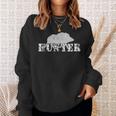 野生の豚 ハンター 野生の猪狩猟 野生の豚 狩猟 スウェットシャツ 彼女への贈り物