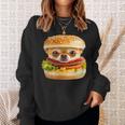 面白いtシャツ チワワ 犬 イヌ ハンバーガー メンズ 犬好き グッズ かわいい おもしろ 面白い 服 ネタ スウェットシャツ 彼女への贈り物