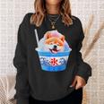 面白いtシャツ 柴犬 かき氷 イヌ わんこ メンズ 犬好き グッズ かわいい おもしろ 面白い 服 ネタ 夏 スウェットシャツ 彼女への贈り物