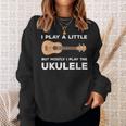 面白いウクレレ服ギターワードプレイ スウェットシャツ 彼女への贈り物