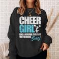 面白いチアリーダーシャツ かわいいチアリーディングガールギフト スウェットシャツ 彼女への贈り物
