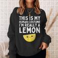 面白いレモンデザイン レモネード フルーツ愛好家 メンズ レディース キッズ スウェットシャツ 彼女への贈り物