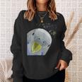 面白い好奇心インコのセキセイインコ スウェットシャツ 彼女への贈り物