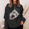面白い好奇心旺盛な犬ドゴアルヘンティーノ スウェットシャツ 彼女への贈り物