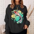 鯉 鯉 ジャパン 鯉 魚 エステ ベイパーウェーブ スウェットシャツ 彼女への贈り物