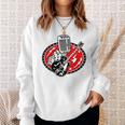 50年代ロカビリー ロックンロール ダンスパーティー レトロ 60年代音楽 長袖tシャツ スウェットシャツ 彼女への贈り物