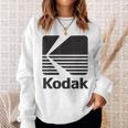 80年代ヴィンテージコダックロゴ ブラック スウェットシャツ 彼女への贈り物