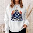 Bassquatch 音楽愛好家のためのサスカッチdjデザイン スウェットシャツ 彼女への贈り物