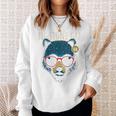 Bigtone Gapirginia Cool Bear サングラスデザイン 長袖tシャツ スウェットシャツ 彼女への贈り物