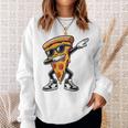 Dabbing Pizza スライス ダンス ピザ 幼児 男の子 ダンス 食通 スウェットシャツ 彼女への贈り物