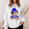 Decoy 愛犬 子犬 デコピン Decoy Kooikerhondje Puppy スウェットシャツ 彼女への贈り物