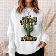 Don't Touch Me It Hurts – サボテンの反社会的ユーモア スウェットシャツ 彼女への贈り物