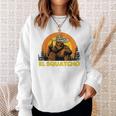Elquatcho 面白いシンコ・デ・マヨ ビッグフット サスカッチ スウェットシャツ 彼女への贈り物