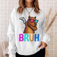 Capybara Gamer Meme Cool Gaming Humor Animal Lover 長袖tシャツ スウェットシャツ 彼女への贈り物