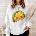 Tacoquad Kawaii Mexican Food Lover Intagetyle 長袖tシャツ スウェットシャツ 彼女への贈り物