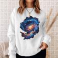 Galaxy Backprint スウェットシャツ 彼女への贈り物