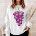 Grapes 葡萄 コスチューム シャツ スウェットシャツ 彼女への贈り物