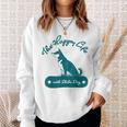 The Happy Life Withhiba Dog かわいい柴犬 黒柴 赤柴 スウェットシャツ 彼女への贈り物