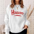 Heaven ビンテージスタイル スウェットシャツ 彼女への贈り物