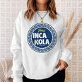 Inca Kola ペルーゴールデンコーラ バブルガム クリームソーダ スウェットシャツ 彼女への贈り物