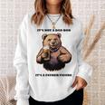 It's Not A Dad Bod、ビールで最高の人生を生きる父熊 長袖tシャツ スウェットシャツ 彼女への贈り物